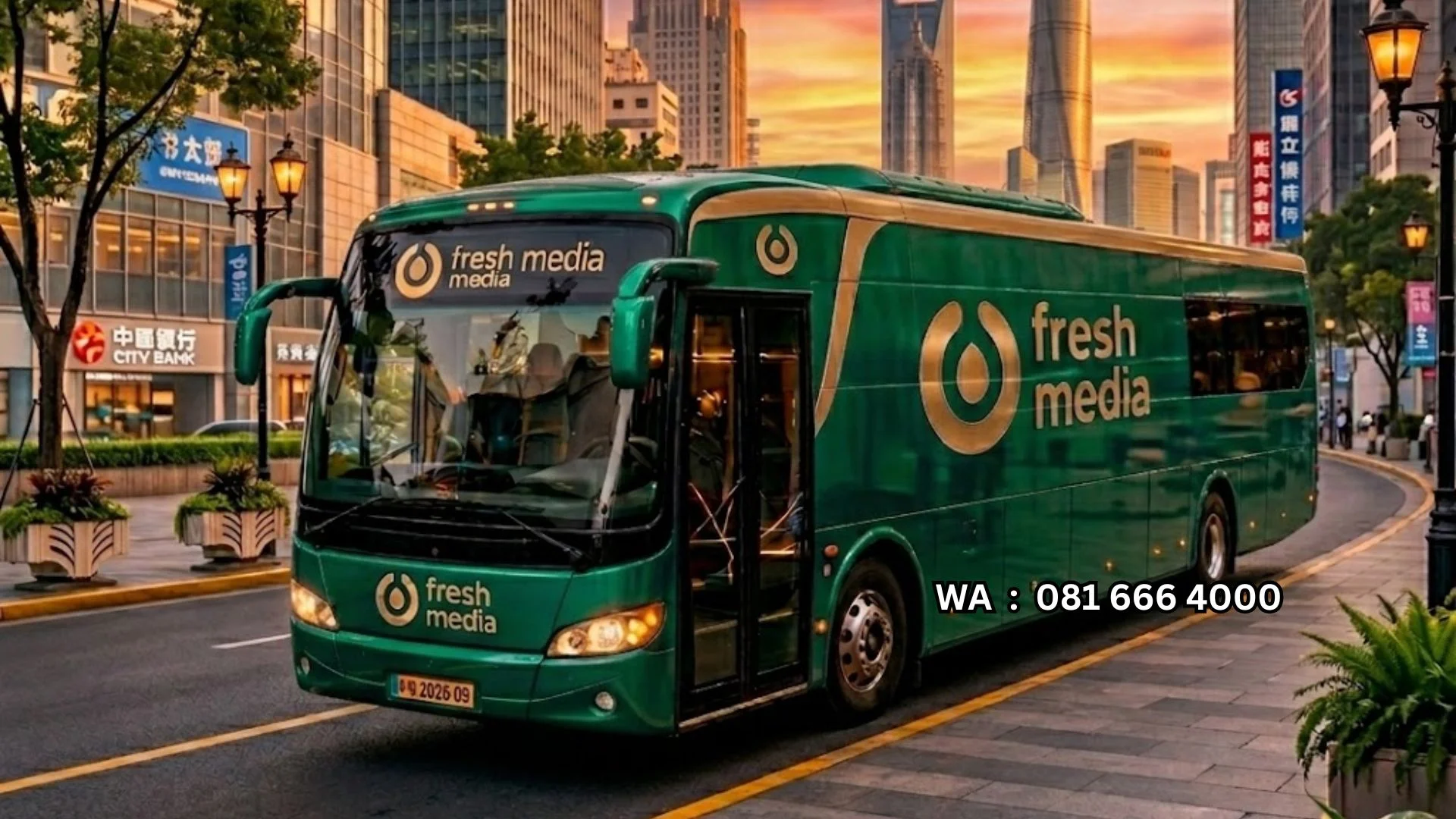 Jasa Branding Bus Gunung Sitoli
