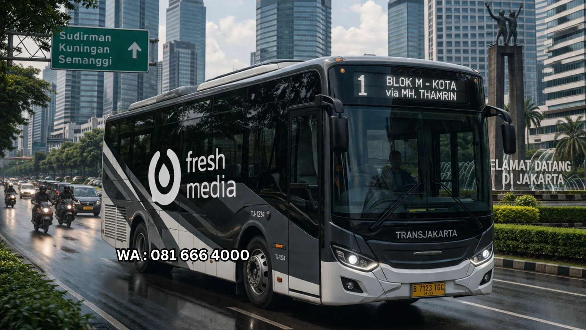 Jasa Branding Bus Jakarta barat