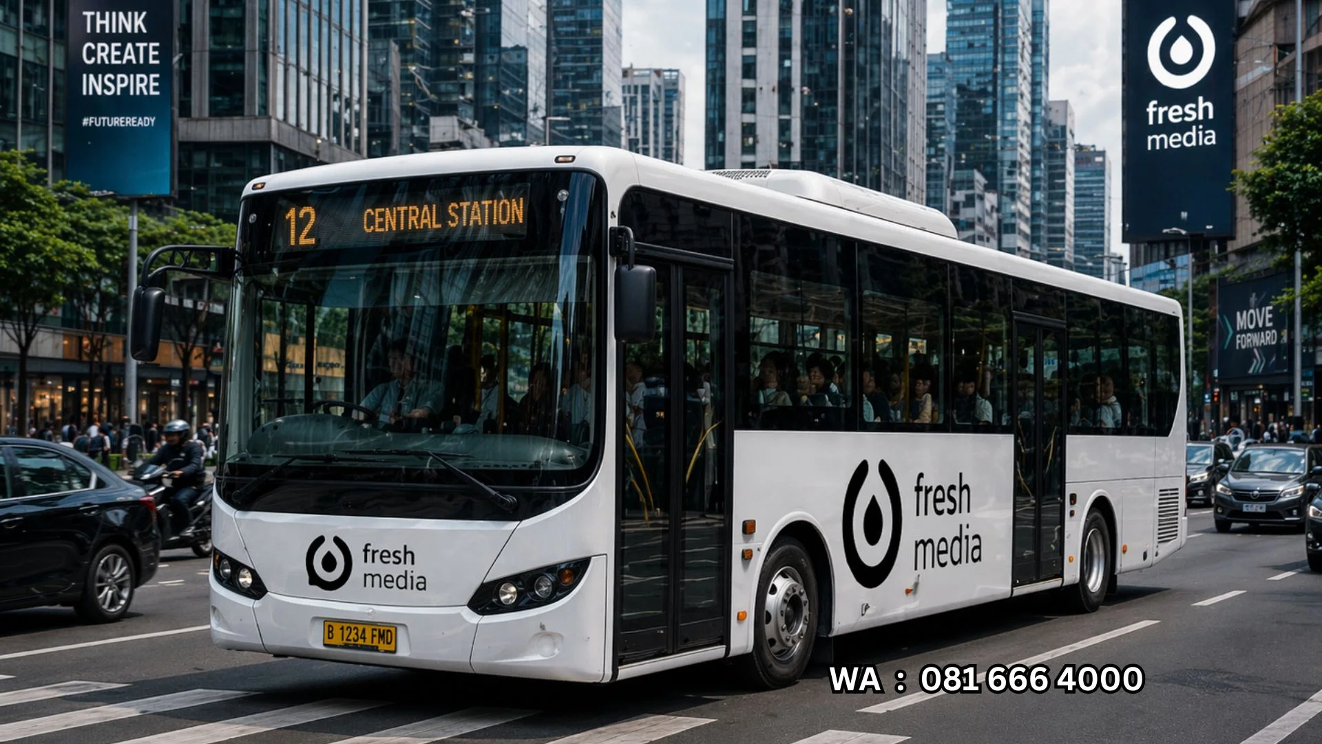 Jasa Branding Bus Malinau
