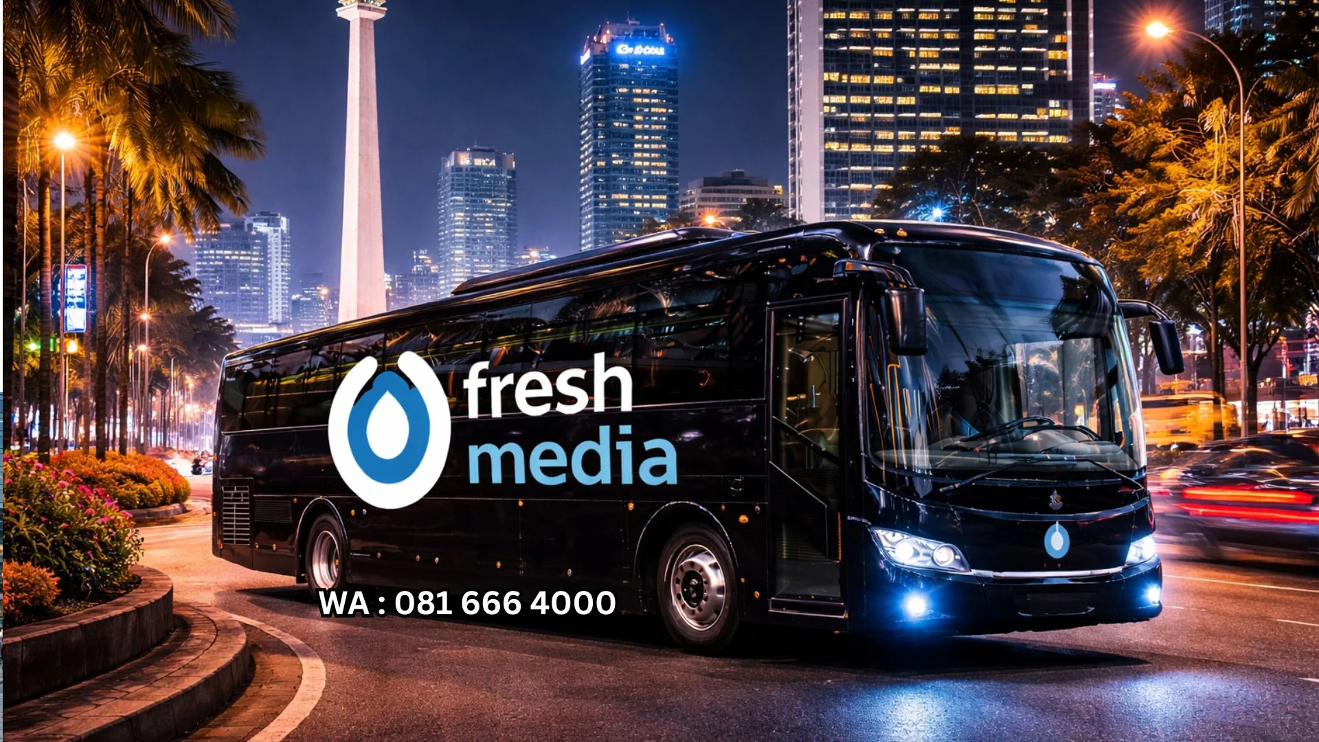 Jasa Branding Bus Mimika