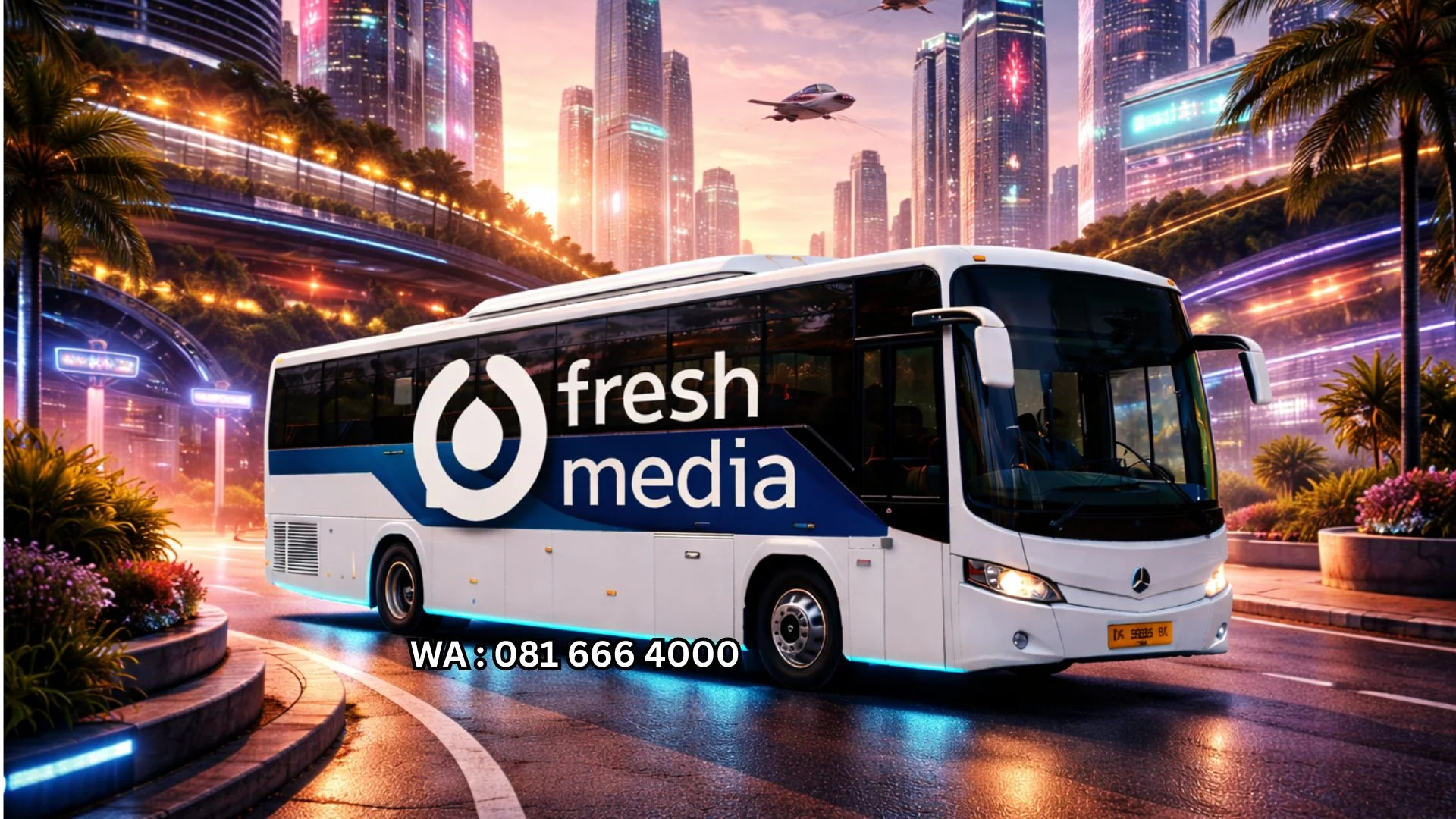 Jasa Branding Bus Sorong